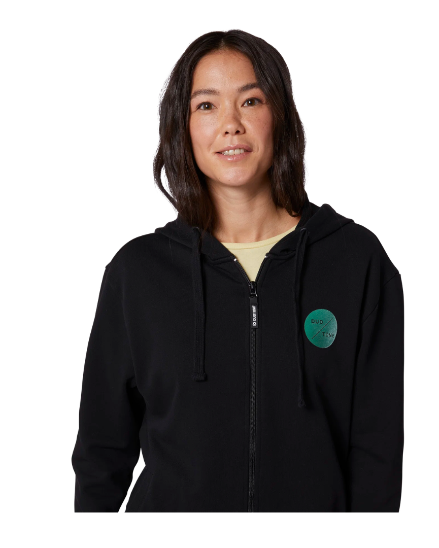 Duotone Felpa con Zip e Cappuccio Donna