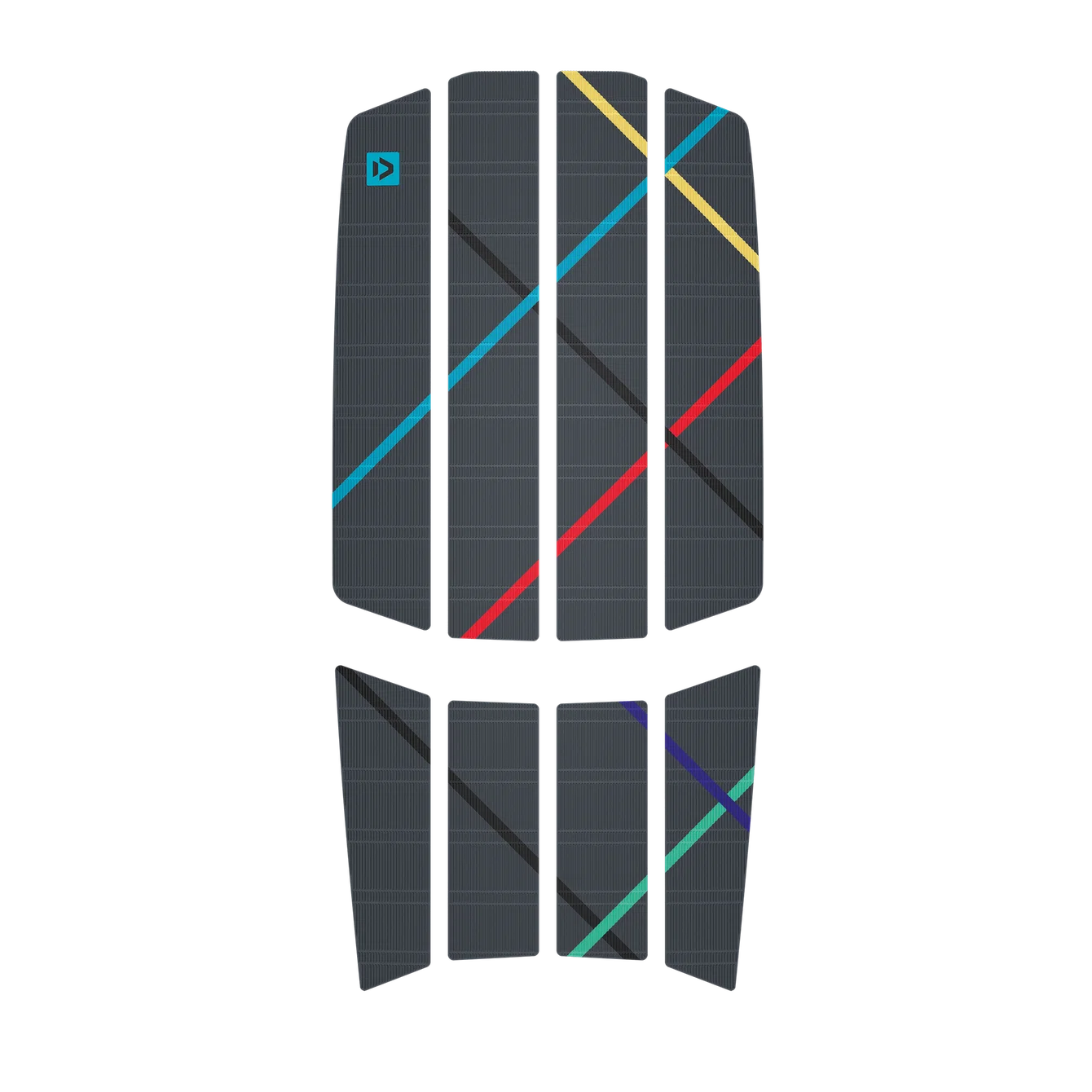 Duotone Traction Pad Team Front per Tavola Kitesurf DarkGrey