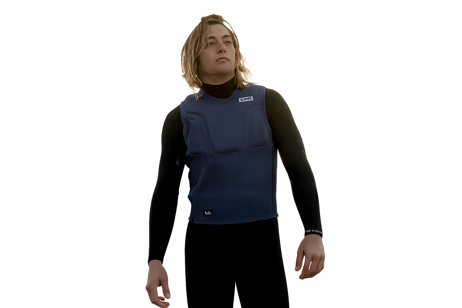 ION Impact Vector Vest Element Zip Laterale Blu