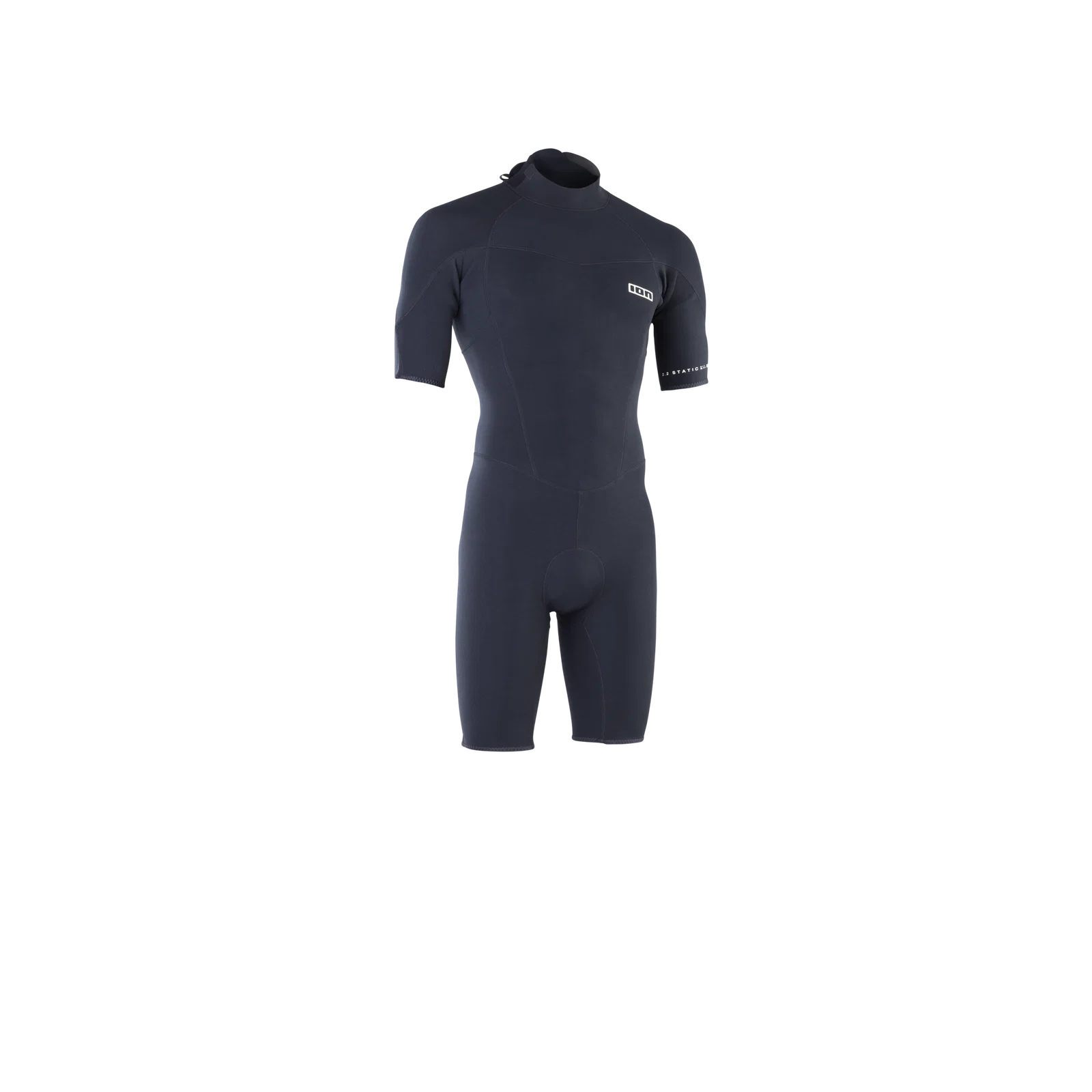 ION Muta Shorty Manica e Gamba Corta 2/2 Static Zip Posteriore Nero