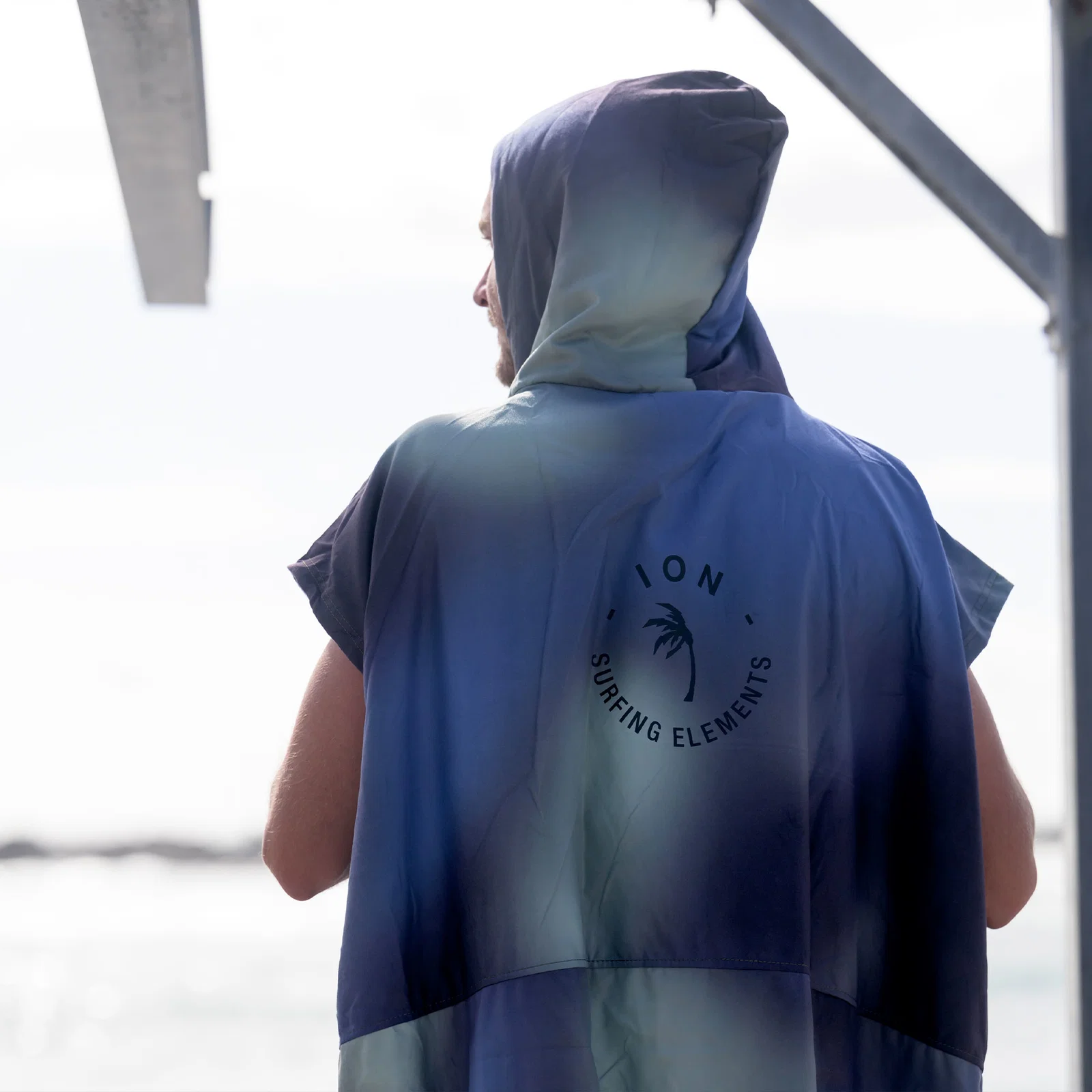 ION Poncho Select Asciugatura Rapida Blu Uomo