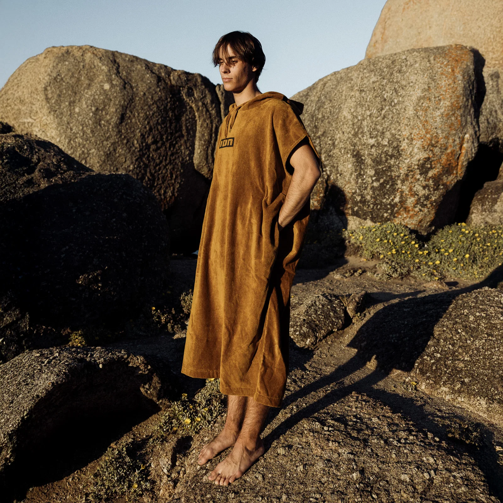 ION Poncho 100% Cotone Gold 3