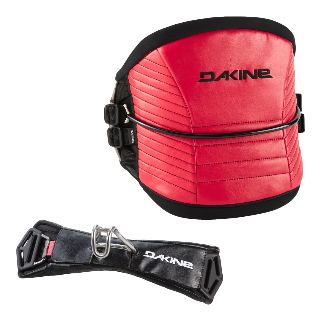 Chameleon Harness - XL Deepcrimson w/ Push Button Windsurf Spreader Bar 12"
