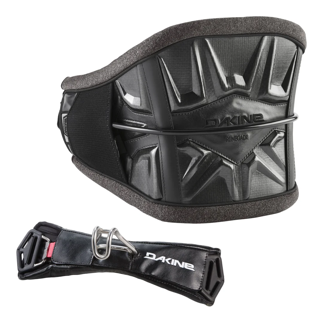 Renegade Harness - XL Black w/ Push Button Windsurf Spreader Bar 12"